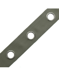 Gunmetal eyelet band - Khaki gray 2