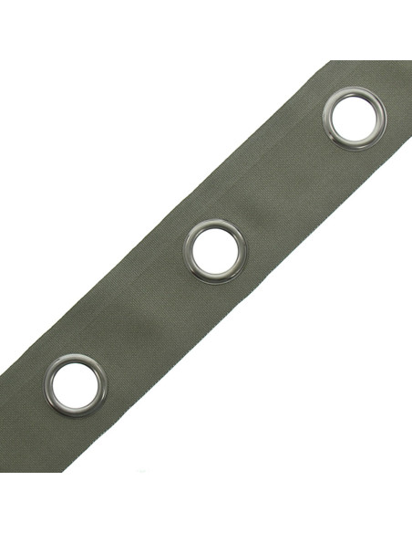 Gunmetal eyelet band - Khaki gray