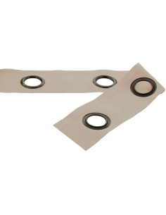 Gunmetal eyelet band - Putty