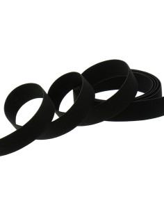 Elastic mesh black bracelet