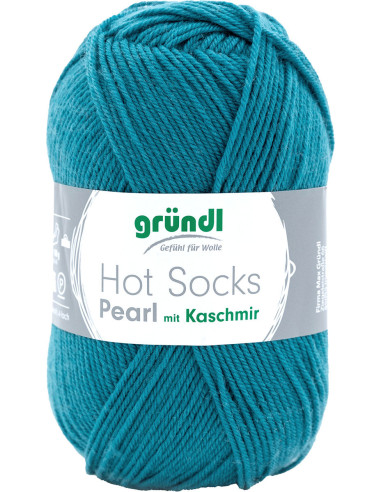 Hot Socks Pearl Solid Color Sock Yarn Gründl