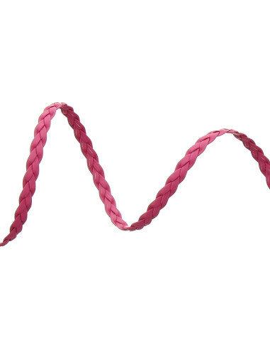 Fuchsia faux braid