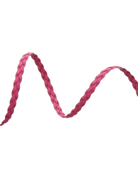 Fuchsia faux braid