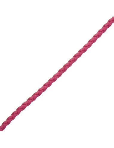 Fuchsia faux braid
