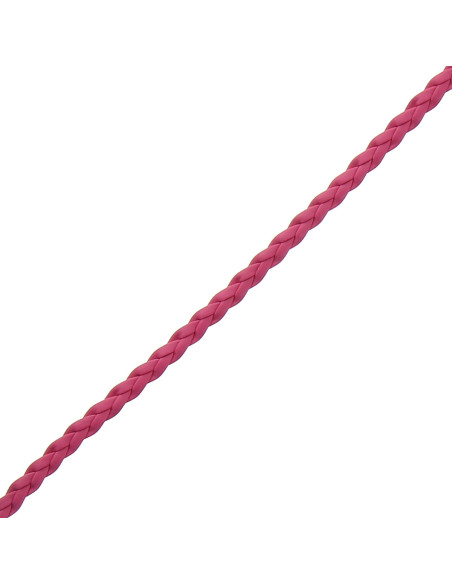 Fuchsia faux braid