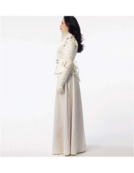 Coat, top, corset, and belt pattern - McCall's 6819