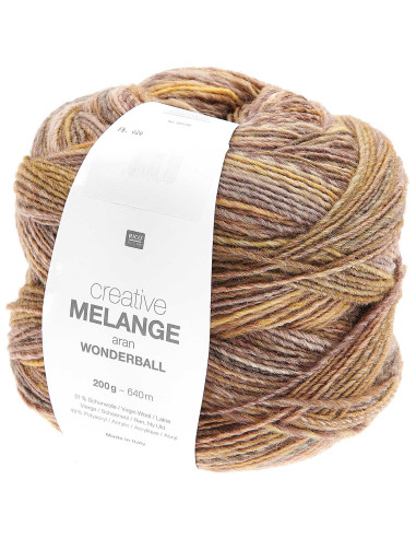 Creative Melange Aran Wonderball Rico Design Wool