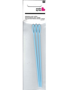 Set of 3 long needles for weaving