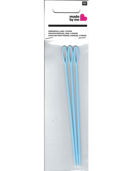 Set of 3 long needles for weaving