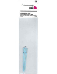 Set of 3 short needles for weaving