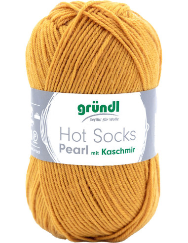 Hot Socks Pearl Solid Color Sock Yarn Gründl