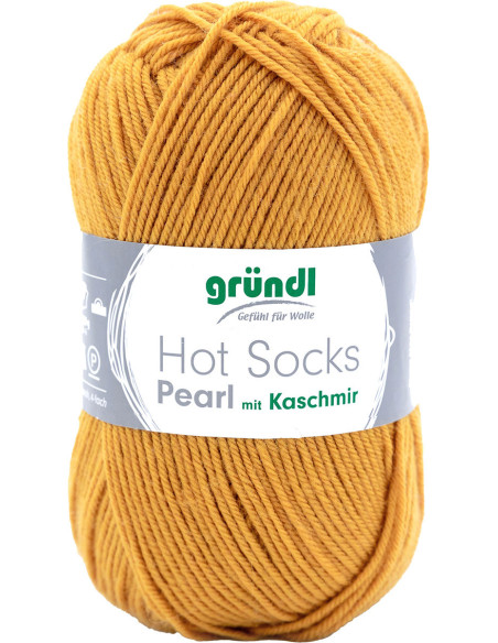 Hot Socks Pearl Solid Color Sock Yarn Gründl