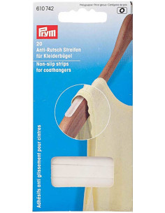Non-slip adhesives for hangers