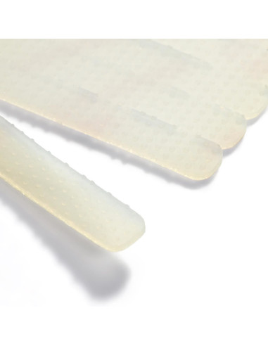 Non-slip adhesives for hangers