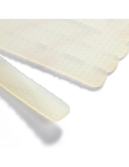 Non-slip adhesives for hangers