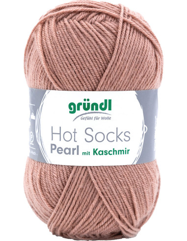 Hot Socks Pearl Solid Color Sock Yarn Gründl