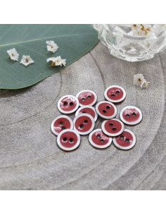 Halo Button - Terracotta 2