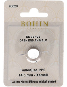 Open tailor's thimble Bohin 2