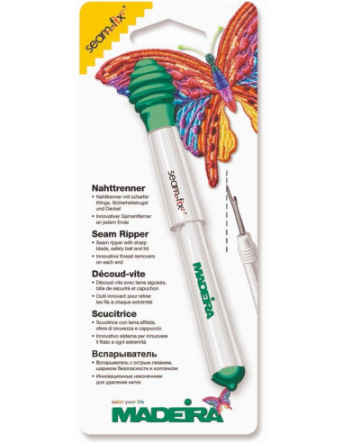 Seam-Fix seam ripper with thread remover eraser