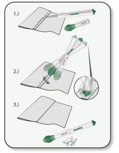 Seam-Fix seam ripper with thread remover eraser 2