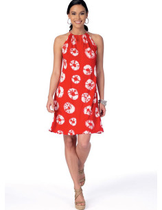 Dress and belt pattern - McCall's 7405