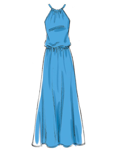 Dress and belt pattern - McCall's 7405