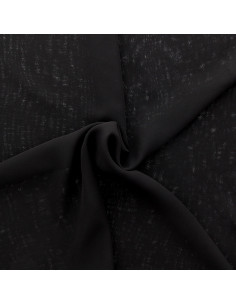 Chiffon fabric - Black