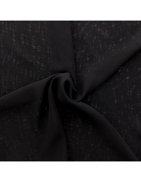 Chiffon fabric - Black