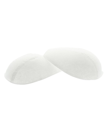Pair of fashion white-covered epaulettes
