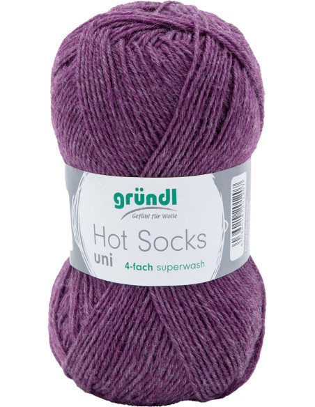 Hot Socks Uni 50 Gründl sock yarn