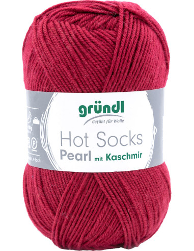 Hot Socks Pearl Solid Color Sock Yarn Gründl