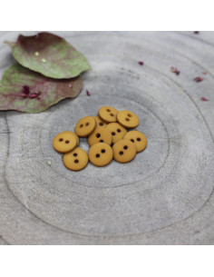 Classic Mat Button - Ochre 2
