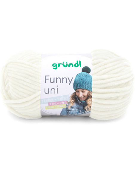 Fil chenille Funny uni Gründl