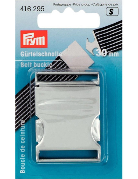 30 mm Metal Belt Buckle - Silver