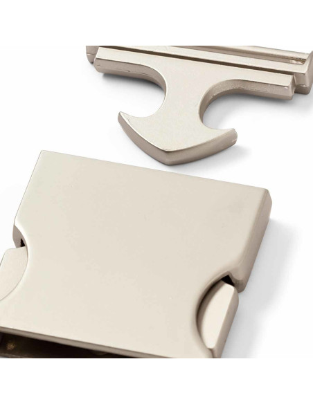30 mm Metal Belt Buckle - Silver