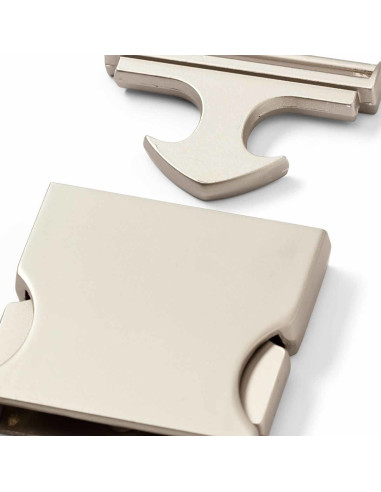 40 mm Metal Belt Buckle - Silver