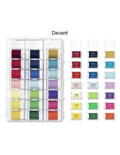 Deluxe Frosted Matt Madeira embroidery thread case 2