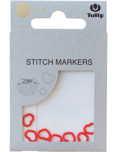 Red heart mesh marker rings Tulip 2