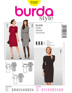 Dress pattern - Burda 7137