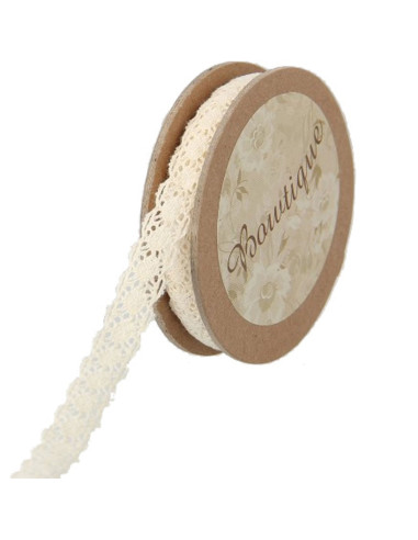 Ecru lace - 10 mm x 5 meters