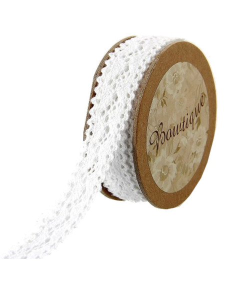 White lace - 18 mm x 5 meters