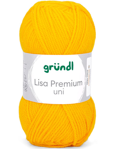 Fil à tricoter Lisa Premium uni Gründl
