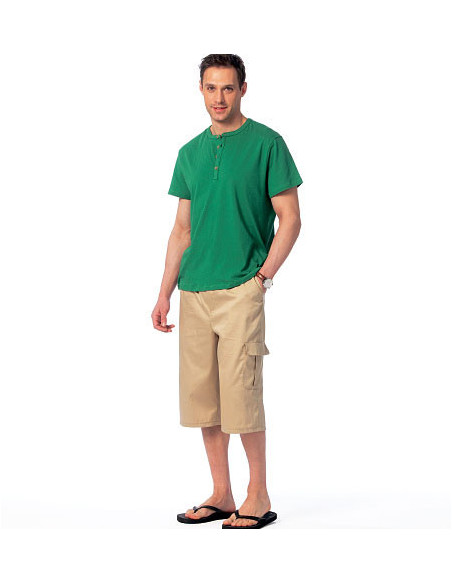 Tank top, t-shirt, and shorts pattern - McCall's 6973