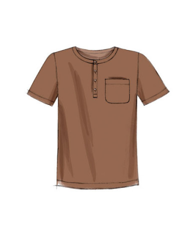 Patron de débardeurs, t-shirts et short - McCall's 6973