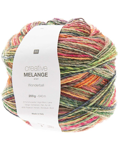 Creative Melange Aran Wonderball Rico Design Wool