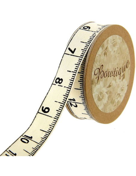 Cotton tape measure - 15 mm x 5 m