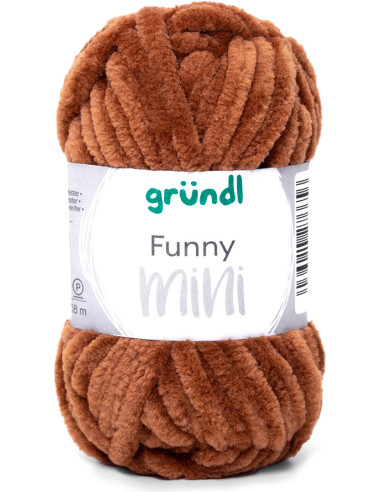 Fil chenille Funny Mini Gründl