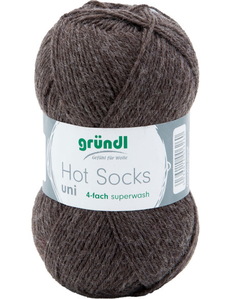 Hot Socks Uni 50 Gründl sock yarn