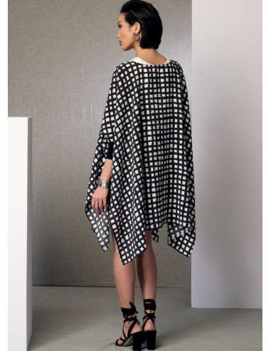 Poncho, top, shorts, and pants pattern - Vogue 9191