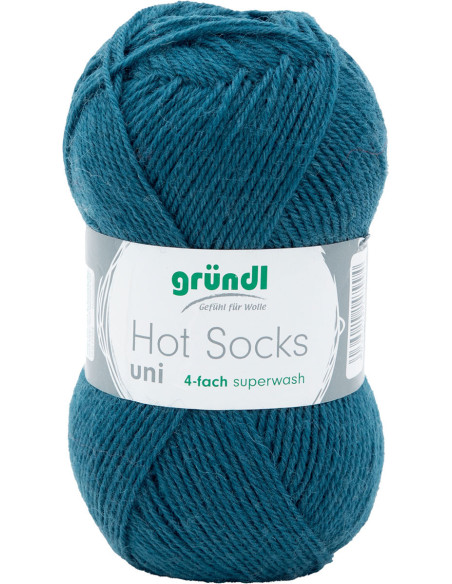 Hot Socks Uni 50 Gründl sock yarn
